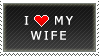 I Love My Wife (stamp) by MixyStamps