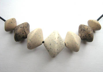 Faux-stone necklace