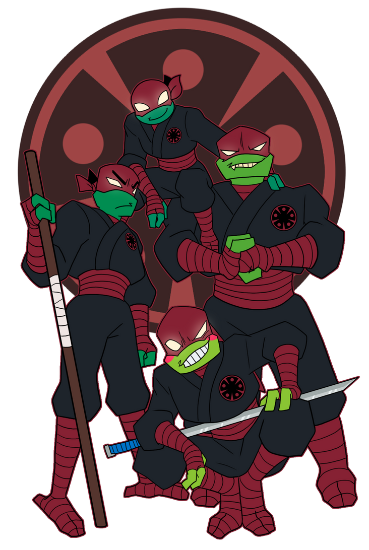 ROTTMNT 4 Hamato Clan Ninja Turtles by ziyee2007 on DeviantArt