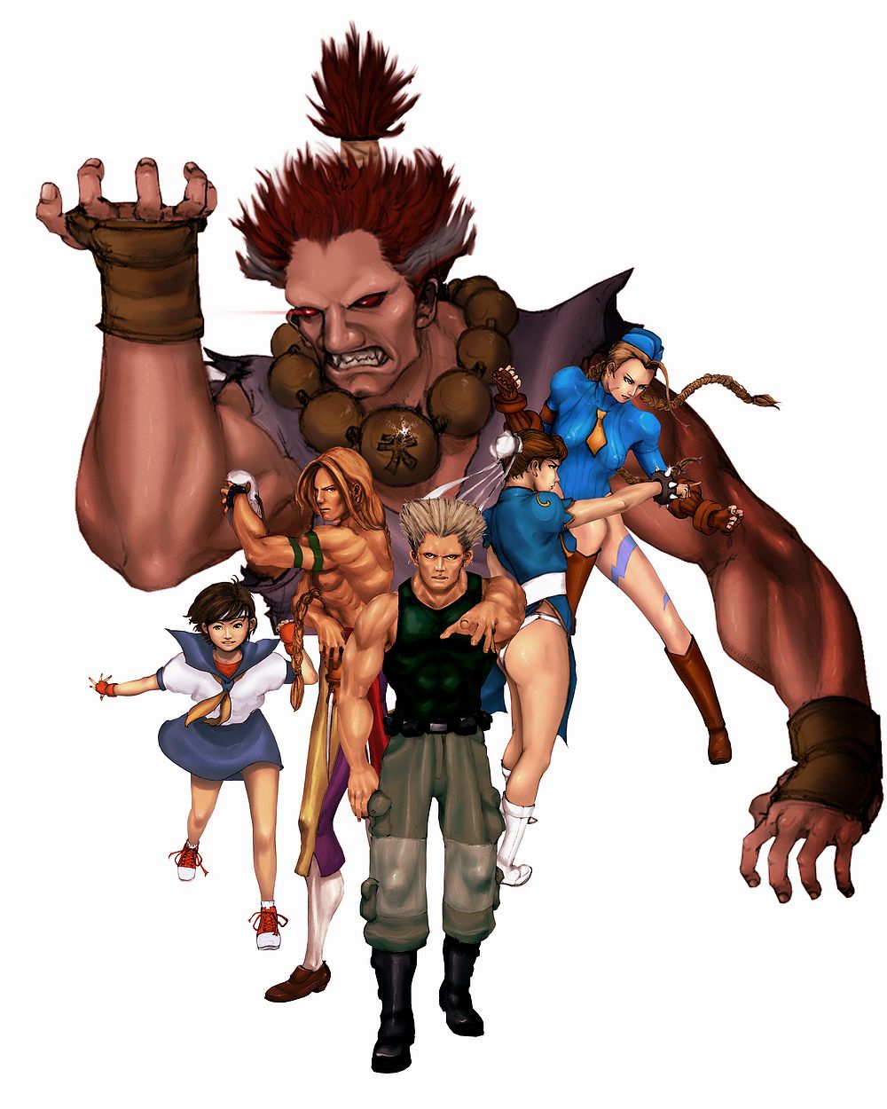Gen Sf street fighter, standing pose by Navetsea on DeviantArt