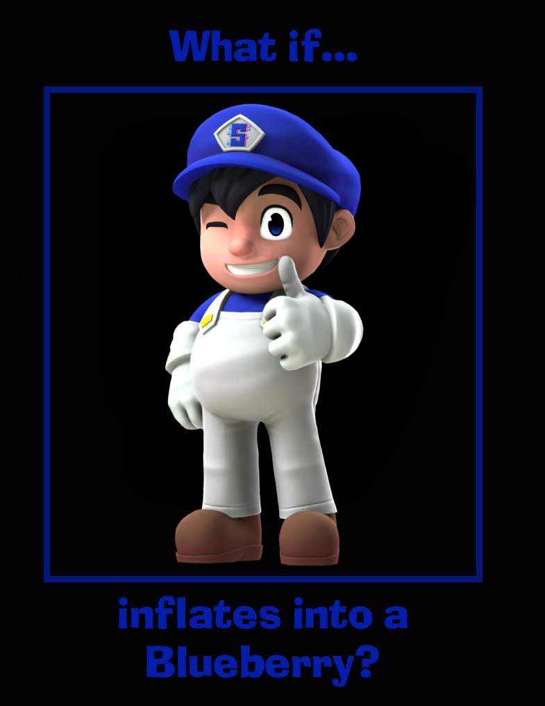 What if SMG4 inflates into a blueberry? by TanRaeann5548 on DeviantArt