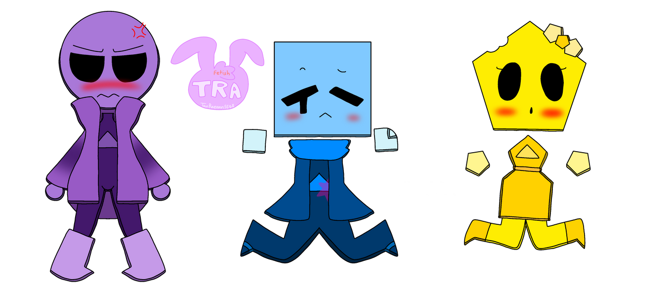The Trio Shapes Flattening by JollyPolis-Studios on DeviantArt