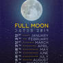 Full Moon 2019 Calendar