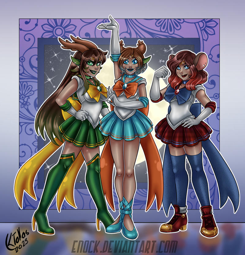 Sailor Chinese Zodiac Human by Enock on DeviantArt