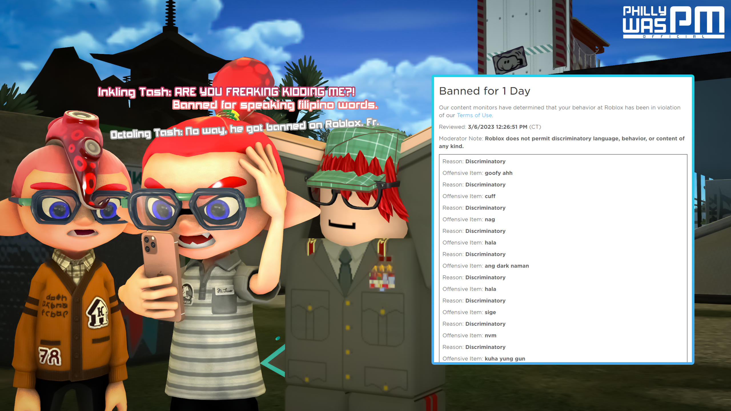 Roblox Banned ME FOR 1 DAY 