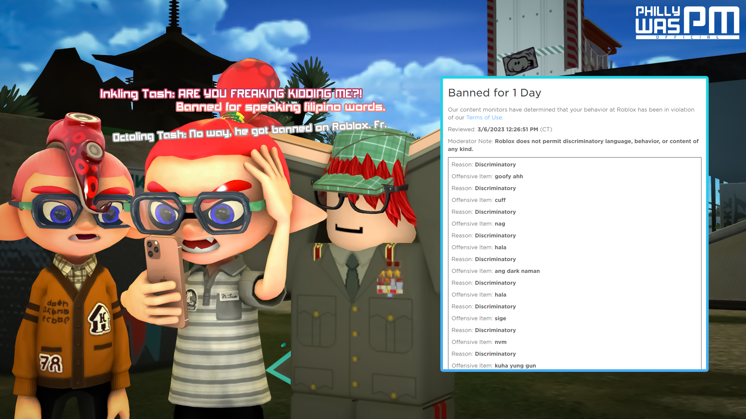 Problem!] Roblox banned me for no reason (SFM) by PhillyWasPM on DeviantArt