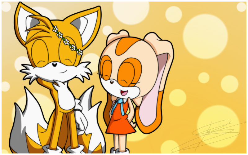 Tails + Cream by BloPhan on DeviantArt