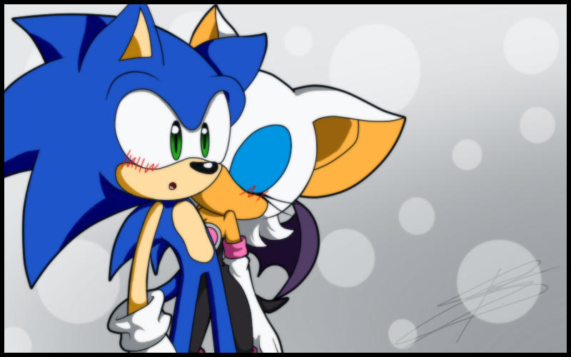 Sonic + Rouge by BloomPhantom on DeviantArt