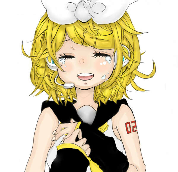 Kagamine Rin {Coloring Practice}