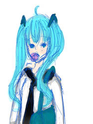 Miku Hatsune [Messy Doodle]