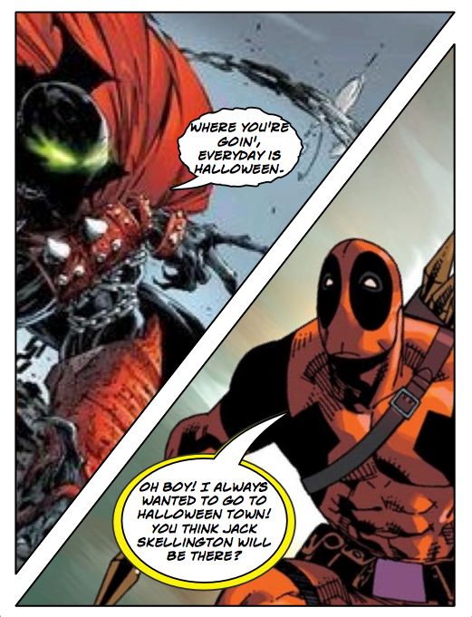 Comic Life Fun- Spawn vs Merc