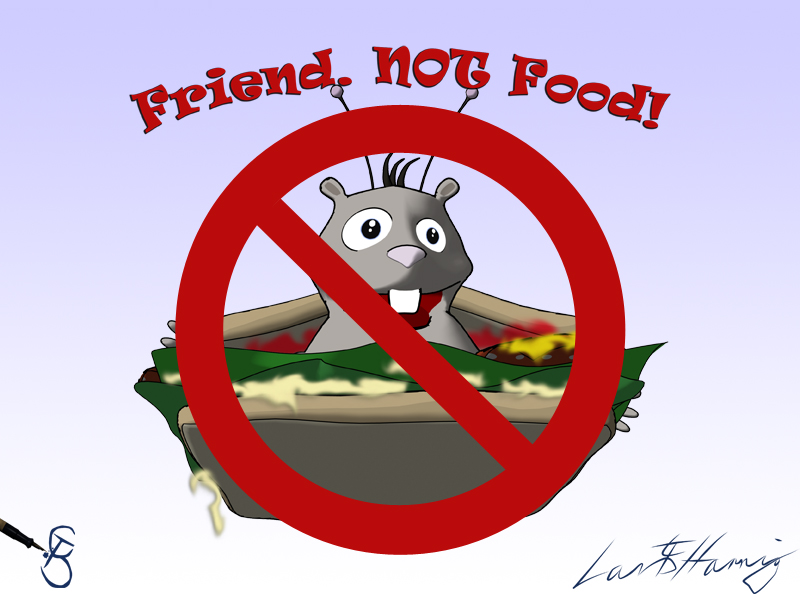 Friend NOT Food