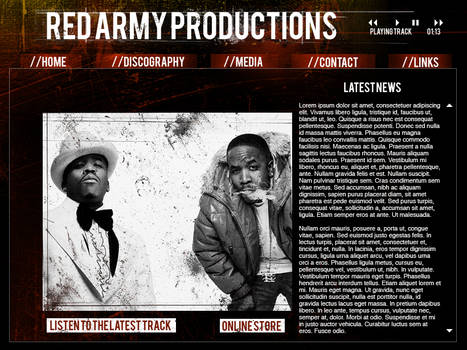 Red Army Productions Layout