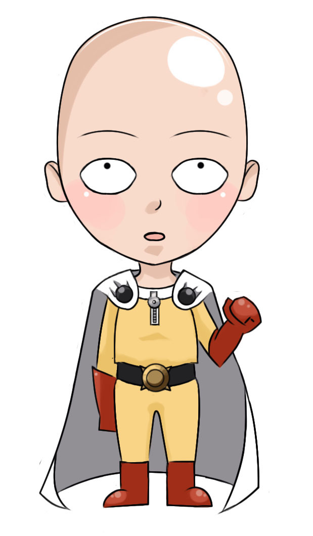 Cute Saitama - One Punch Man (2) by Aiqoz on DeviantArt