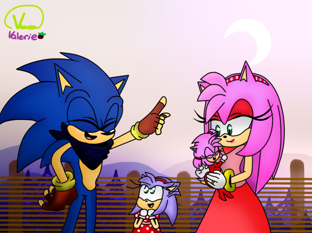 Sonamy Family by Sonikku1999 on DeviantArt