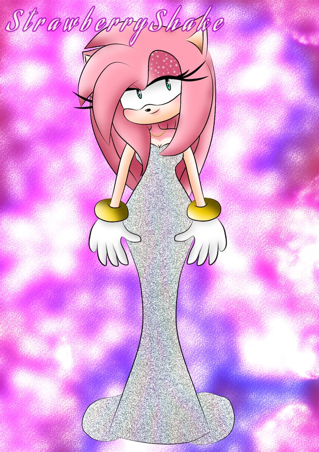 amy dress gala by StrawberryShakedl3 on DeviantArt