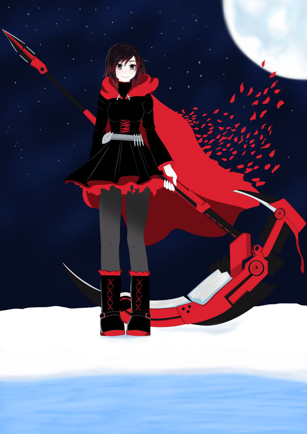 Ruby Rose - RWBY by AlphaDeltaArt on DeviantArt