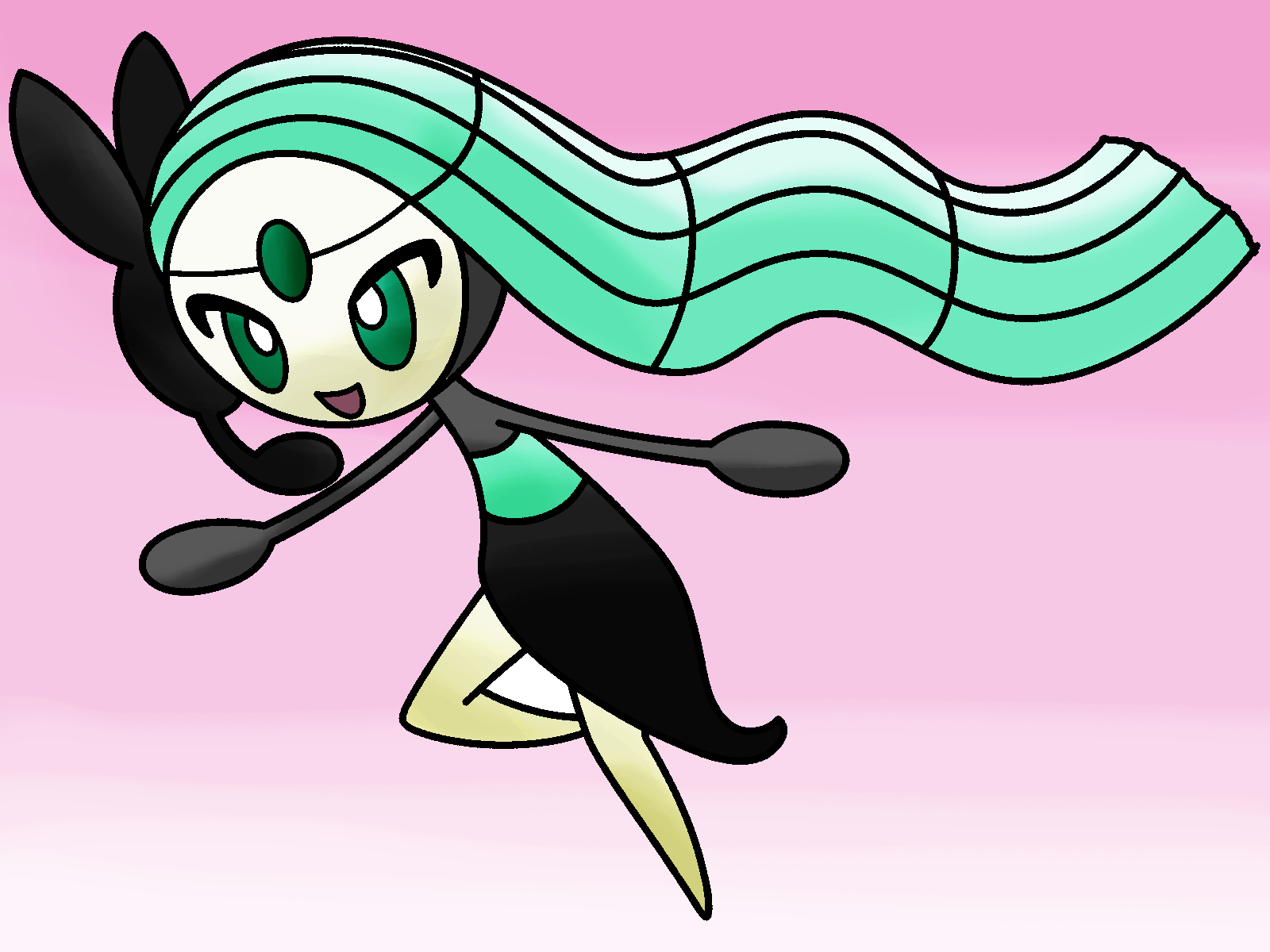 Shiny Meloetta by kol98 on DeviantArt