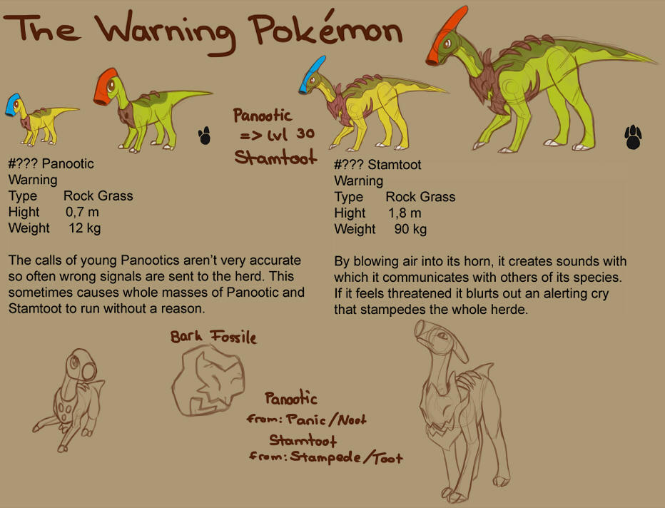 Fakemon - The Warning Pokemon by Rookie141 on DeviantArt
