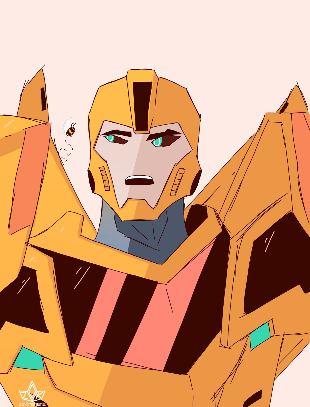 Bumblebee RID sketch by zakirahana on DeviantArt