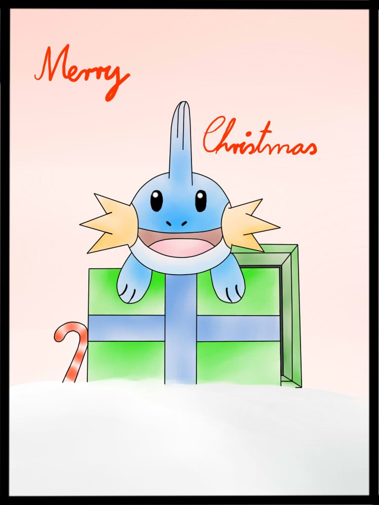 Mudkip Christmas Card