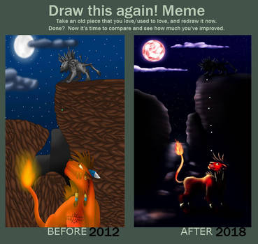 Draw this again Meme - Ascension to Cosmo Canyon