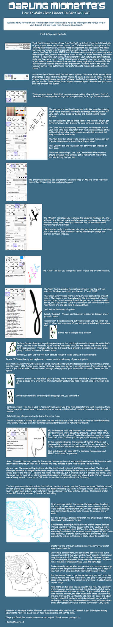 SAI Tutorial - Lineart