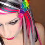 coloured hair extensions