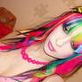 Rainbow Fringe Hair