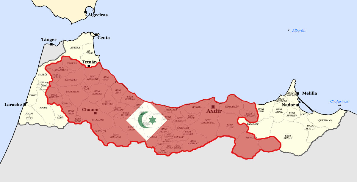 Territorio de la Repblica del Rif (1921-1926) by revinchristianhatol on ...