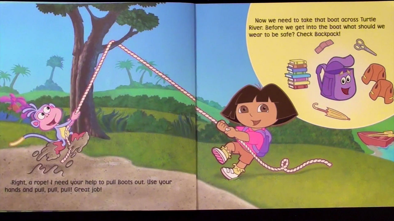 Backpack Attacking Dora DORA THE EXPLORER DORA'S BACKPACK - Read Aloud - by revinchristianhatol ...