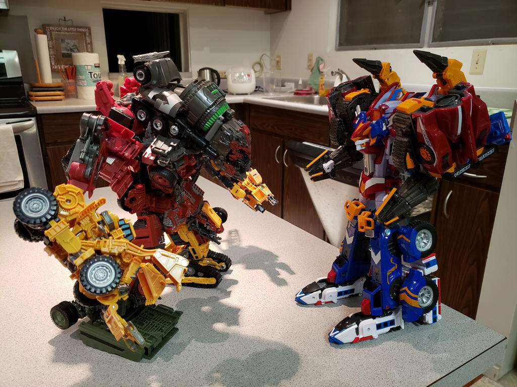 Master V VS Devastator by Sentai199 on DeviantArt