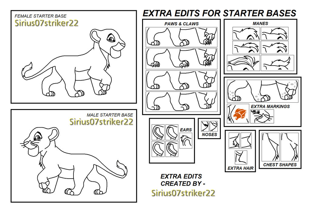 Starter Cub Bases NEW 2017 by Sirius07striker22 on DeviantArt