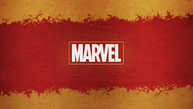 Marvel Red and Gold Wallpaper