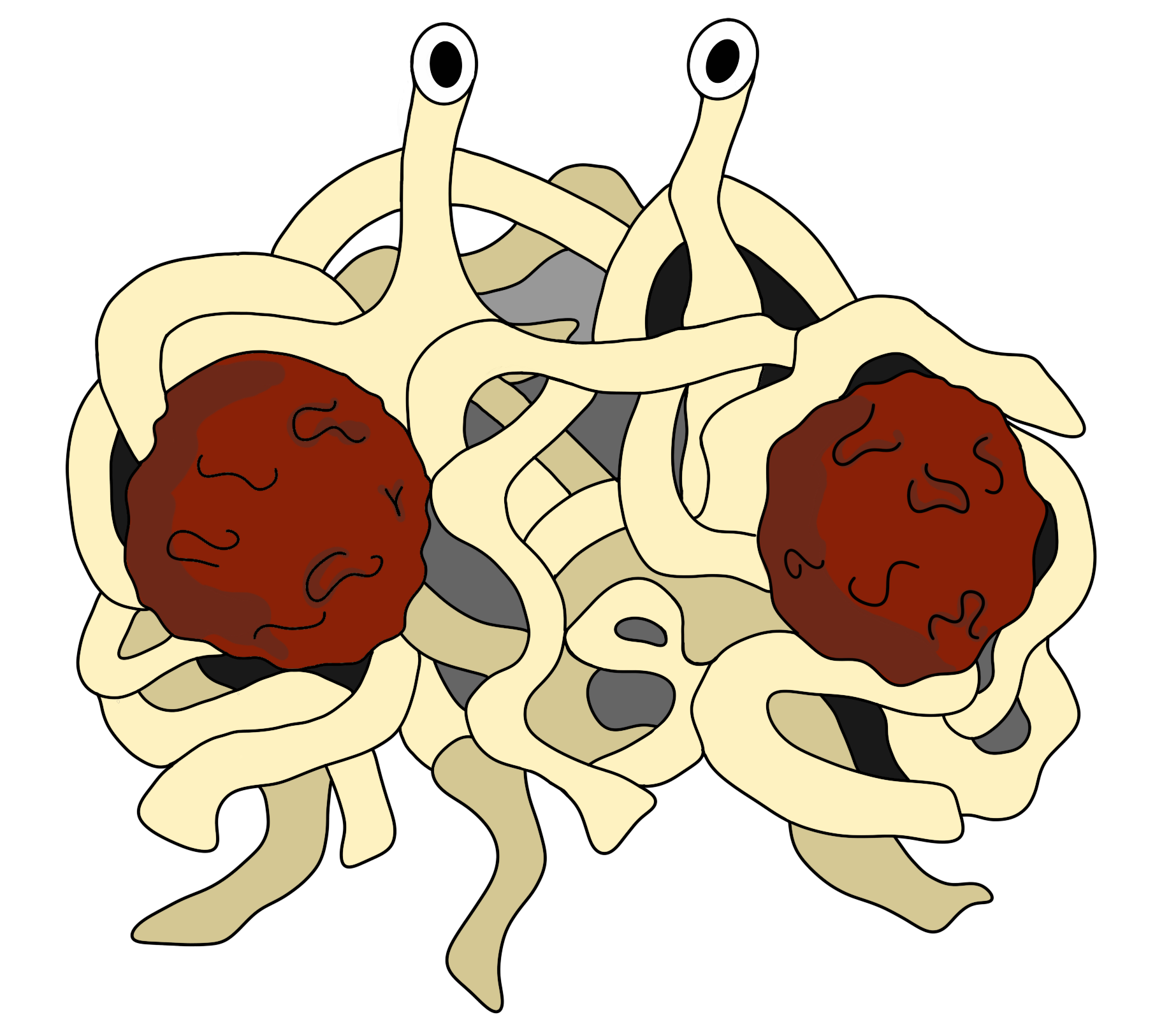 Updated Flying Spaghetti Monster :)