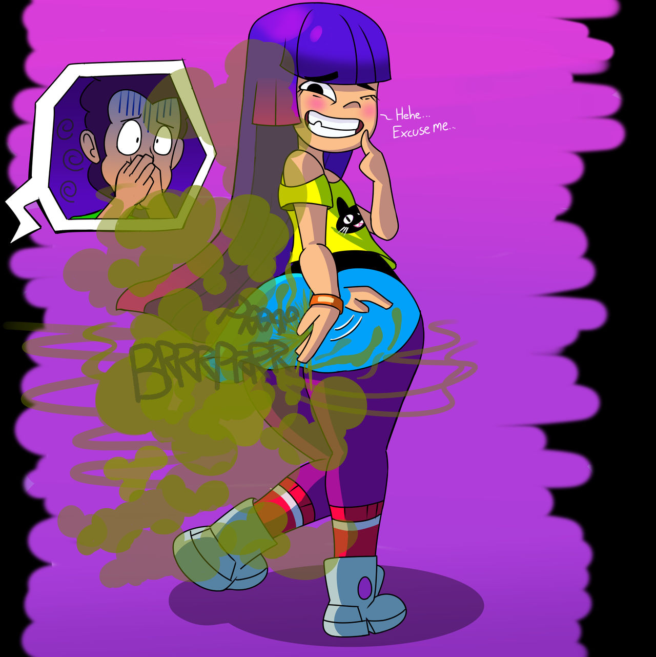 Miko Kubota farts by Thomzone by Nezomoth on DeviantArt