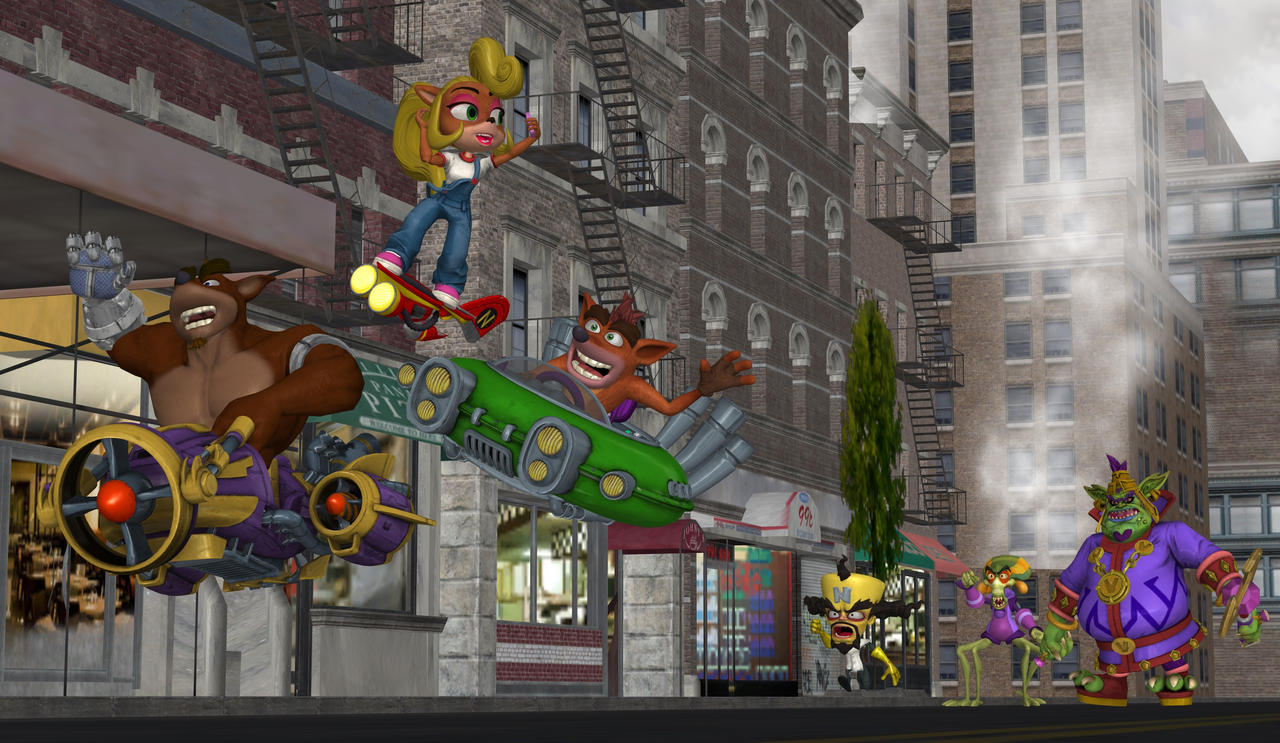 Crash Royal Rider Crash's Joyride by roodedude on DeviantArt