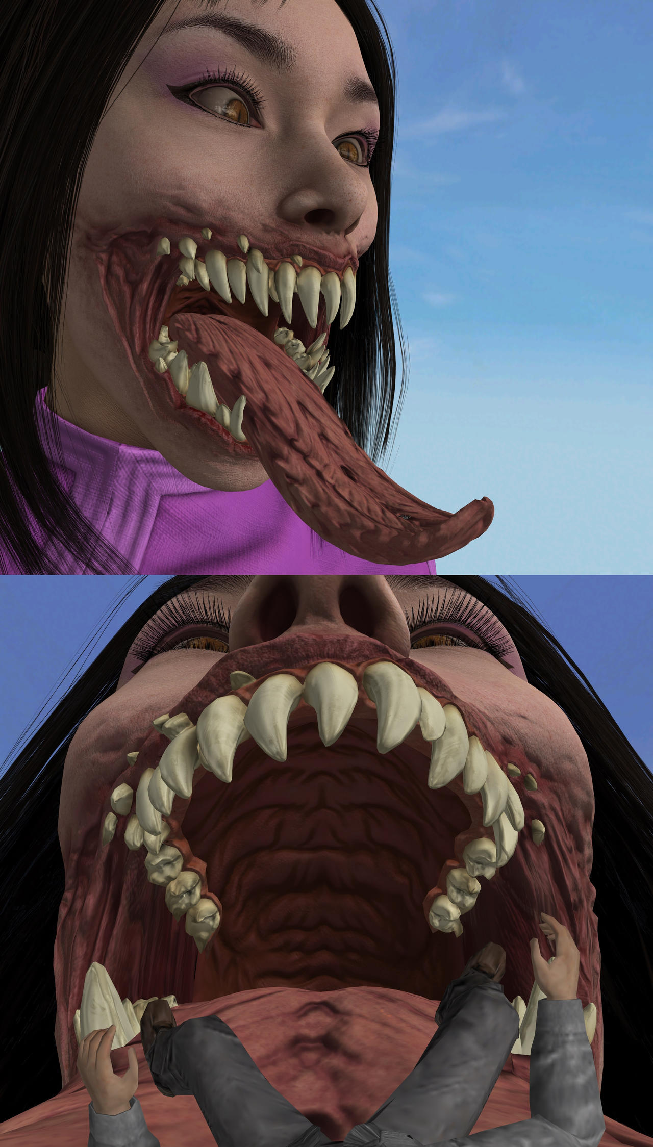 Mileena Tongue Vore POV by roodedude on DeviantArt