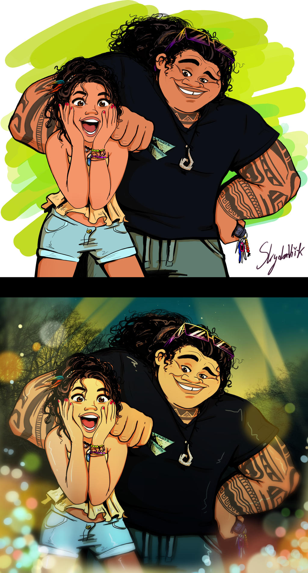 Maui x Moana [Happy Birthday, Mo]