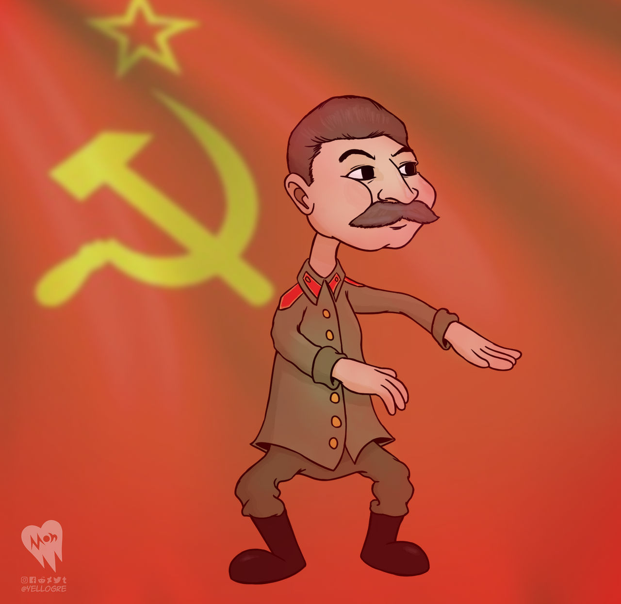 Stalin Rabbit Hat Stalin in the Bugs Bunny pose by Yellogre on DeviantArt