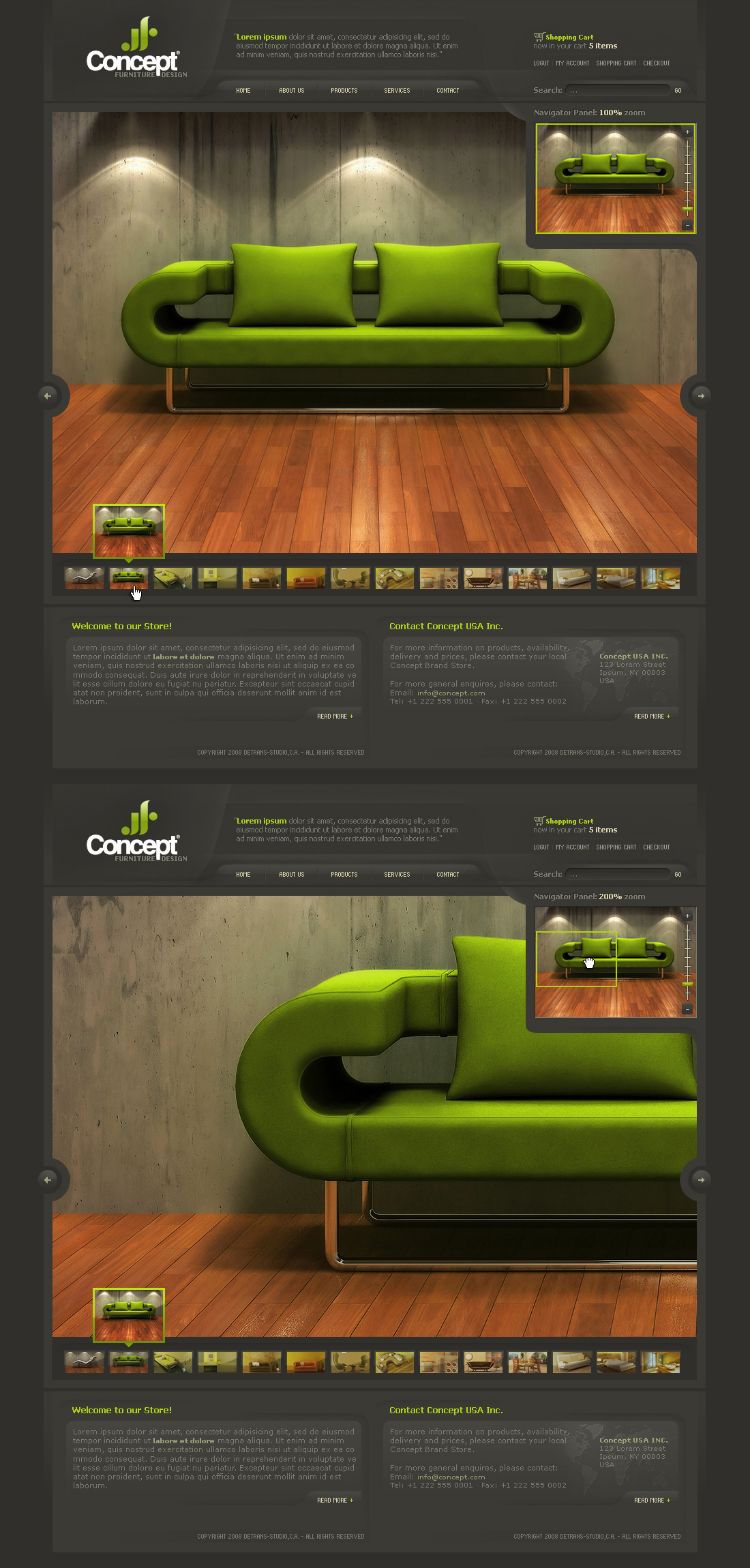 Concept - Web Layout