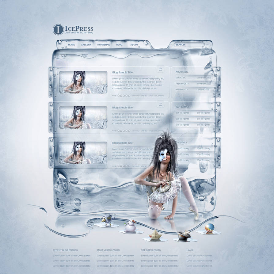 WordPress - IcePress Theme by detrans