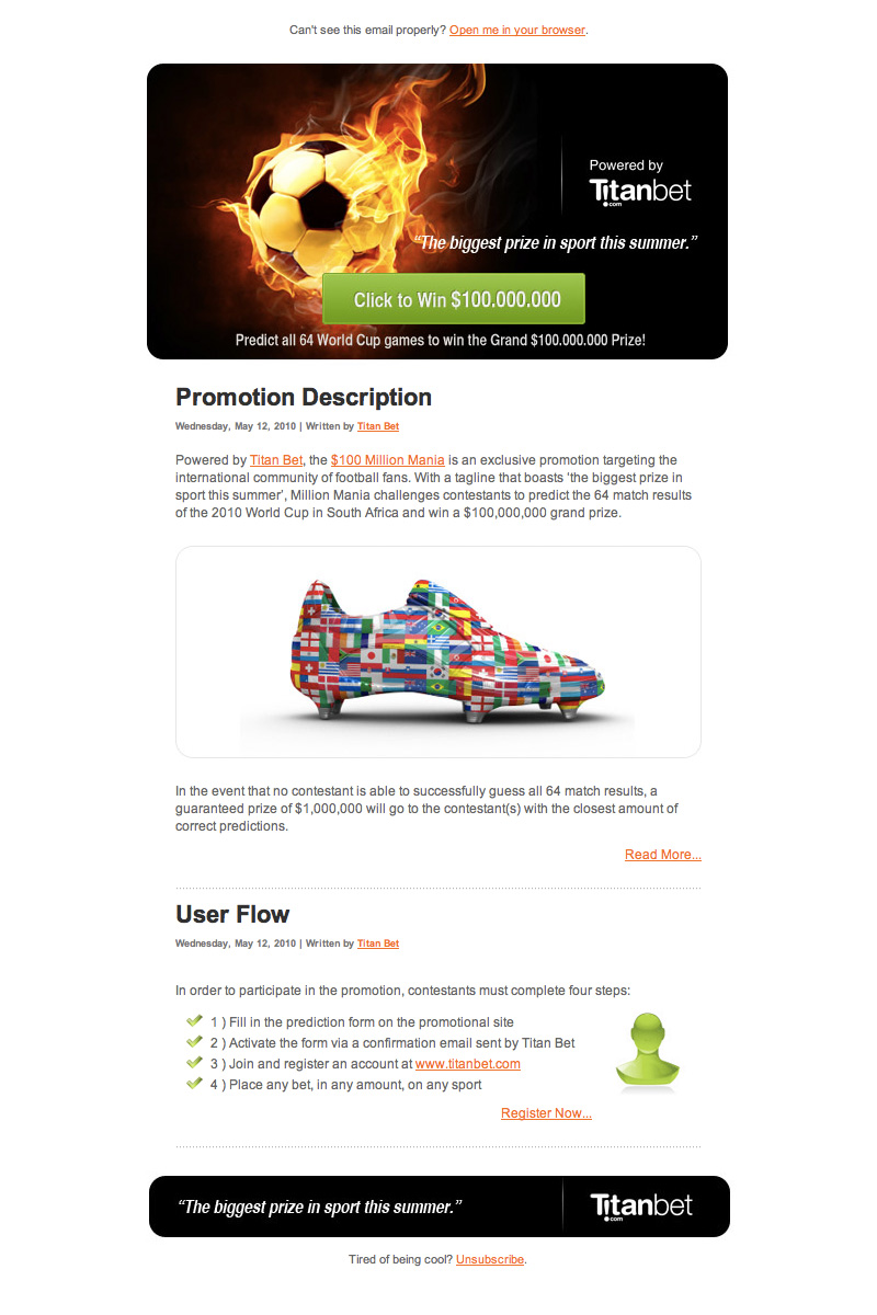 Newsletter Layout - Promotion
