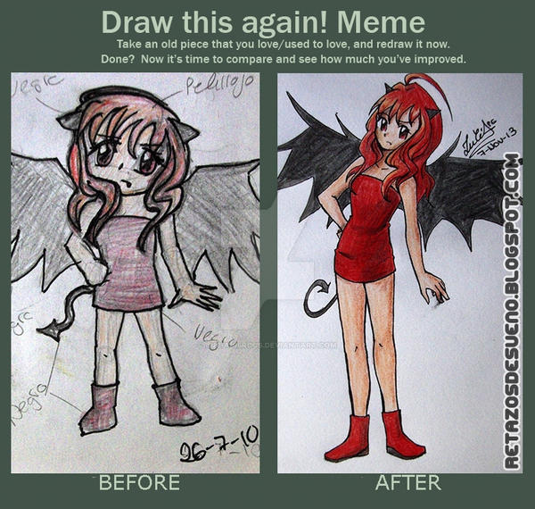 DRAW THIS AGAIN 2010.2013- Demon girl