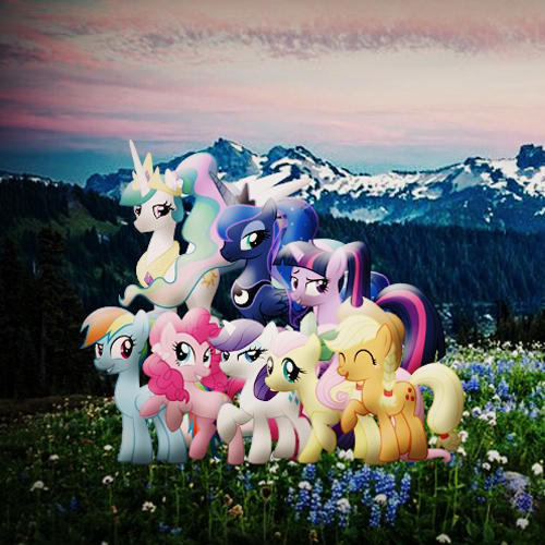 Mlp Vector Group MLP group photo by CelestiaAlexandria on DeviantArt