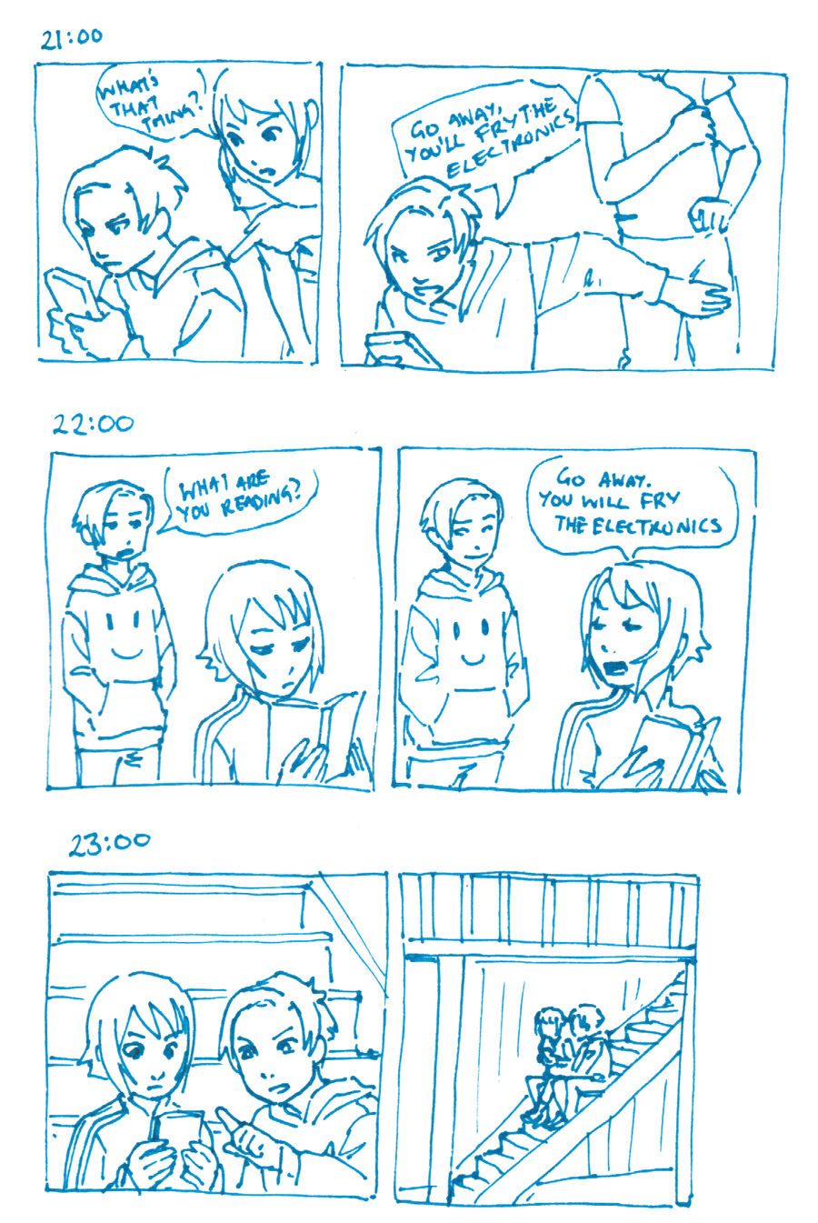 Hourly Comics Day: 21 to 23