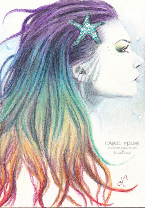 Rainbow Mermaid by Carol-Moore