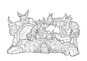 The Vikings Have Not Lost (Lineart)