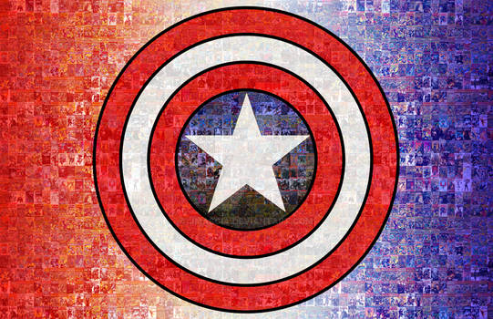 Captain America Photomosaic