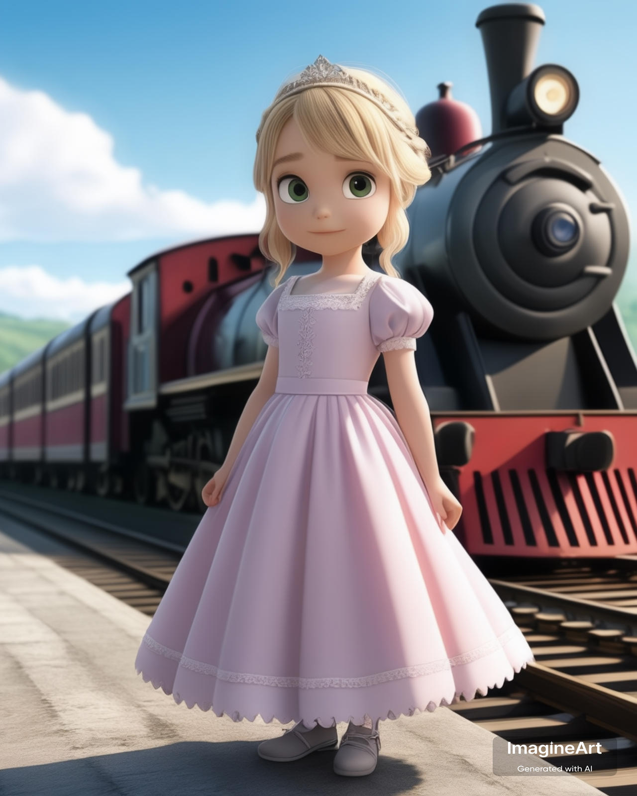Princess On Railing Princess of the Railway 2 by Spikeomeo on DeviantArt